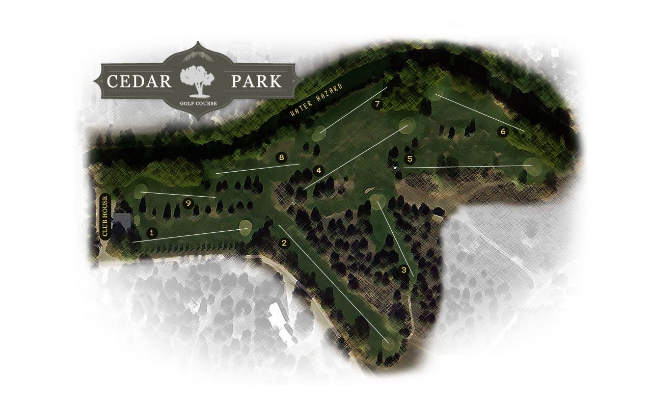 Cedar Park Golf Course Map