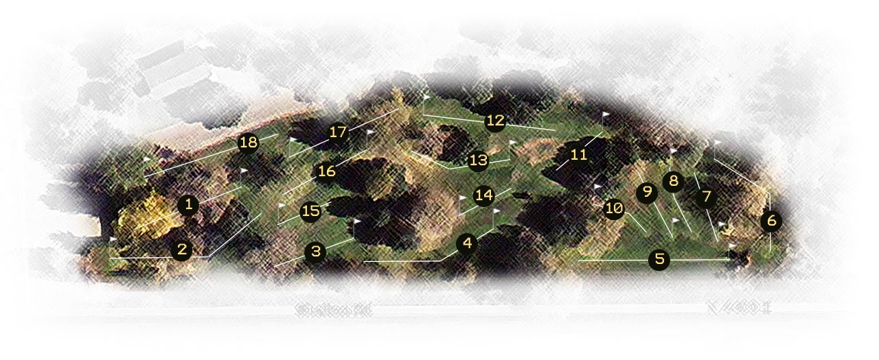 Cedar Park Putting Course Map